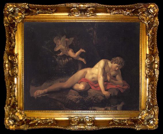 framed  Karl Briullov Narcissus, ta009-2